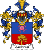 Italian Family Coat of Arms (v.25b) Ambrosi