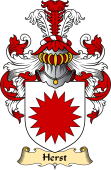 English Coat of Arms (v.23) for the family Herst