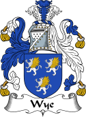 English Coat of Arms for the family Wye