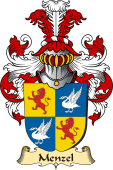 v.23 Coat of Family Arms from Germany for Menzel