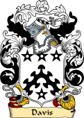 English or Welsh Family Coat of Arms (v.23) for Davis