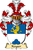 v.23 Coat of Family Arms from Germany for Keyser