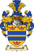 English Coat of Arms (v.23) for the family Greenwell