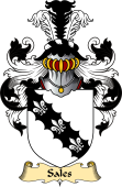 English Coat of Arms (v.23) for the family Sale (s)
