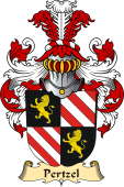 v.23 Coat of Family Arms from Germany for Pertzel