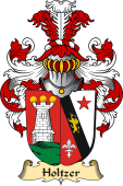 v.23 Coat of Family Arms from Germany for Holtzer