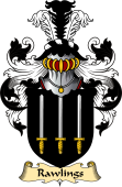 English Coat of Arms (v.23) for the family Rawlings