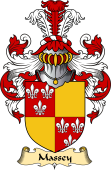 English Coat of Arms (v.23) for the family Massey