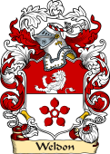 English or Welsh Family Coat of Arms (v.23) for Weldon