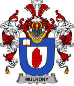 Irish Family Coat of Arms (v.25b) Mulrony or O'Mulroney