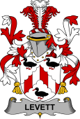 Irish Coat of Arms for Levett or Lyvett