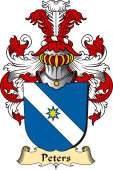 v.23 Coat of Family Arms from Germany for Peters