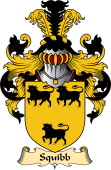 English Coat of Arms (v.23) for the family Squibb