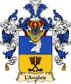 French Family Coat of Arms (v.25) Anglois (l')