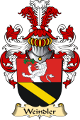 v.23 Coat of Family Arms from Germany for Weindler
