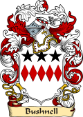 English or Welsh Family Coat of Arms (v.23) for Bushnell