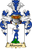 French Family Coat of Arms (v.23) for Allamand