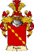 French Family Coat of Arms (v.23) for Papin