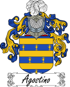 Araldica Italiana Coat of arms used by the Italian family Agostino