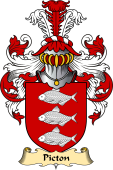 Welsh Family Coat of Arms (v.23) for Picton (of Pembrokeshire)