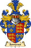 English Coat of Arms (v.23) for the family Somerset