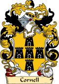 English or Welsh Family Coat of Arms (v.23) for Cornell (ref Berry)