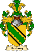 English Coat of Arms (v.23) for the family Hanbury