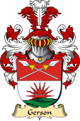 v.23 Coat of Family Arms from Germany for Gerson