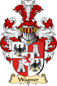 v.23 Coat of Family Arms from Germany for Wagner