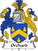 English Coat of Arms for the family Orchard