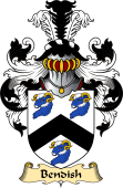 English Coat of Arms (v.23) for the family Bendish