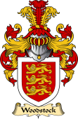 English Coat of Arms (v.23) for the family Woodstock