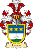 v.23 Coat of Family Arms from Germany for Leyen