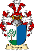 v.23 Coat of Family Arms from Germany for Scherer