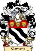 English or Welsh Family Coat of Arms (v.23) for Clement
