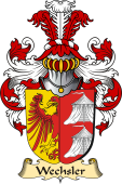 v.23 Coat of Family Arms from Germany for Wechsler