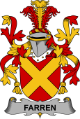 Irish Coat of Arms for Farren or O'Farren