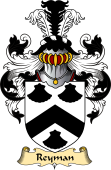 English Coat of Arms (v.23) for the family Reyman