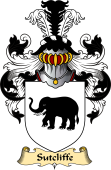 English Coat of Arms (v.23) for the family Sutcliffe