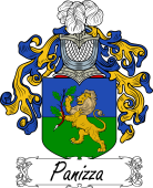 Araldica Italiana Coat of arms used by the Italian family Panizza