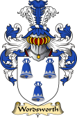 English Coat of Arms (v.23) for the family Wordsworth