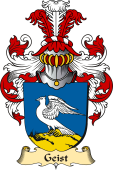 v.23 Coat of Family Arms from Germany for Geist
