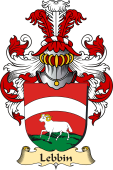 v.23 Coat of Family Arms from Germany for Lebbin