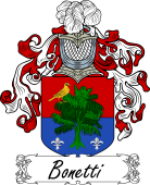 Araldica Italiana Coat of arms used by the Italian family Bonetti