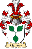 v.23 Coat of Family Arms from Germany for Mauerer