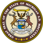 US State Seal for Michigan 1835