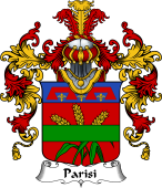 Italian Family Coat of Arms (v.25b) Parisi