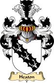 English Coat of Arms (v.23) for the family Heaton or Heton