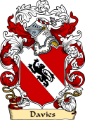 English or Welsh Family Coat of Arms (v.23) for Davies
