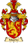 English Coat of Arms (v.23) for the family Maurice or Morrice (Wales)